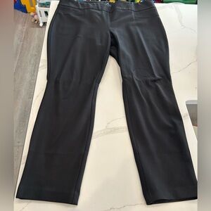 Dalia Black Straight Leg Pants